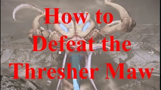 Mass Effect How to Defeat the Thresher Maw [upl. by Raffo]