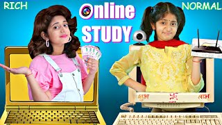 ONLINE STUDY  Rich vs Normal  MyMissAnand [upl. by Angelita]