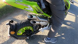 benelli tnt 125 exhaust Performance mod [upl. by Eiramyma58]