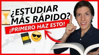 🕑 TRUCOS para ESTUDIAR más RÁPIDO Cómo Aumentar la Productividad  Técnicas de Estudio 1 [upl. by Wardieu]