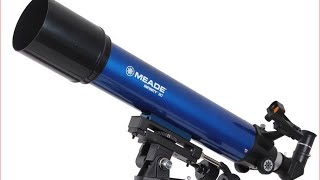 Meade 209005 Infinity 90mm AZ Refractor Telescope Blue [upl. by Arait]