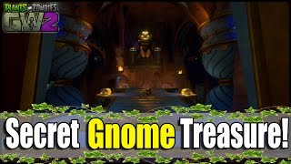 Plants vs Zombies GW2 Secret Room 11 Treasure Chests 600000 Coins amp More Gnome Puzzle Room [upl. by Anahsat]