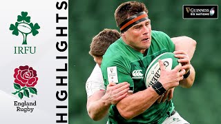 Ireland v England HIGHLIGHTS  Thrilling Contest In Standers Final Game  2021 Guinness Six Nations [upl. by Ailahk]