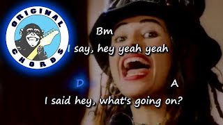 4 Non Blondes  Whats Up  Chords amp Lyrics [upl. by Eidok566]