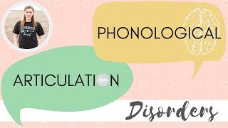 Articulation Vs Phonological Disorders [upl. by Thelma]