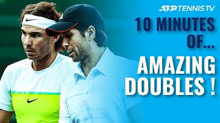 10 Minutes Of Incredible Doubles Tennis 🤯 [upl. by Brahear793]