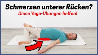 18 Minuten EINFACHE YogaÜbungen gegen Rückenschmerzen [upl. by Nohsauq]