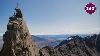 Climb the Cuillin Ridge l 360 video [upl. by Yanel]