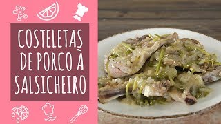 Costeletas de porco à salsicheiro  TeleCulinária [upl. by Rivera64]