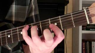 How To Play the Ebmaj7 Chord On Guitar E flat major seventh 7th [upl. by Francyne]