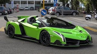 80 Million Lamborghini Veneno Roadster in Switzerland  START UP amp BRUTAL SOUNDS [upl. by Michaela617]