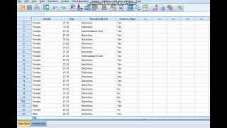 How to Change Variables from String to Numeric In SPSS [upl. by Panthia638]