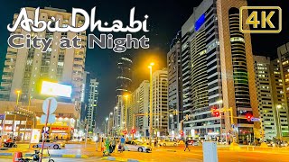 Walking in Abu Dhabi at Night  Hamdan Street to World Trade Center Abu Dhabi 4K [upl. by Danica]