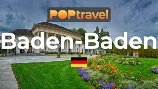 Walking in BADENBADEN  Germany 🇩🇪 4K 60fps UHD [upl. by Marden]