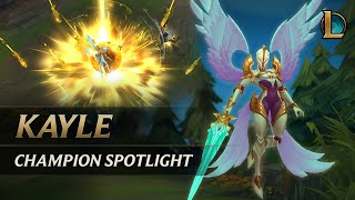 All Kayle Skins NEW and OLD Texture Comparison Rework 2019 League of Legends [upl. by Hsejar]