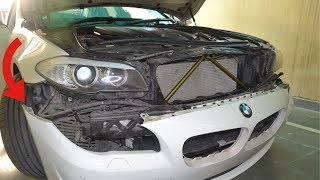 Bmw Front Bumper  Removal Step By Step [upl. by Nevi]