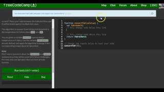 Convert Celsius to Fahrenheit freeCodeCamp Basic Javascript [upl. by Godding]