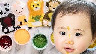 6 Easy BABY FOOD Recipes 👶 HONEYSUCKLE [upl. by Dnomde]