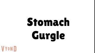 Stomach Gurgle Sound Effect [upl. by Elac]