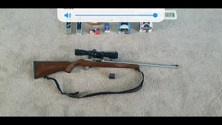 Ruger 1022 long barrel accuracy  22LR  Different ammo [upl. by Letnoj]