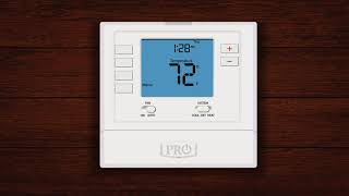 How To Program a PRO1 Thermostat T705 [upl. by Jeff]