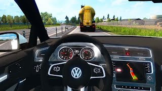 Euro Truck Simulator 2  Volkswagen Golf 7 R [upl. by Bettye]