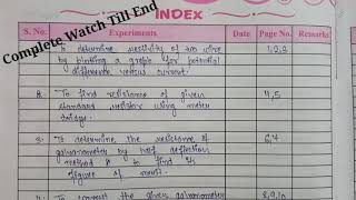 PRACTICAL FILE PHYSICS WITH FULL READINGS CLASS 12CBSE BOARD 2022 [upl. by Eila]