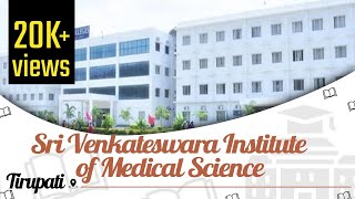 Sri Venkateswara Institute of Medical Sciences Tirupati  Courses  Hostel  Placements  Fees [upl. by Senalda]