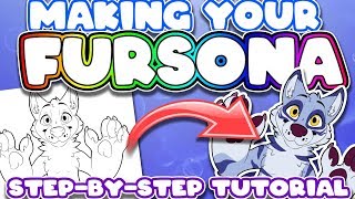 MAKE YOUR FURSONA 5 Steps  No art skill required ✅ The Bottle Ep65 [upl. by Araldo294]