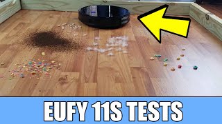 Eufy Boost IQ Robovac 11s REVIEW amp TESTS  Robot Vacuum [upl. by Nayra]