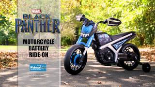 6V Black Panther Motorcycle Ride On  Huffy [upl. by Kasey]