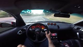 Nissan 350z  POV DRIVE Loud Exhaust [upl. by Ainoek223]