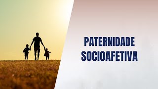 Paternidade socioafetiva [upl. by Chobot734]