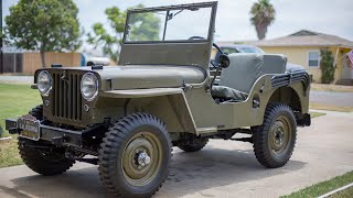 1946 Willys CJ2A Universal Jeep [upl. by Oivalf]