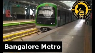 Exploring the Bangalore Metro  Green Line [upl. by Ayekel]