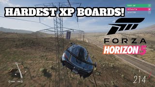 FORZA HORIZON 5 HARDEST XP BOARDS TO GET [upl. by Arze]