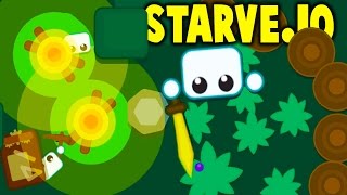 STARVEIO  FREE SURVIVAL BASE BUILDING GAME 1st Place Leaderboard  Starveio Gameplay Highlights [upl. by Tanaka]