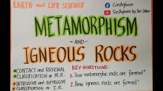 Lesson 8  Metamorphism and Igneous Rocks Formation Endogenic Process [upl. by Franza]