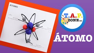 Como hacer la maqueta del atomo  TAP ZONE Mx [upl. by Yokoyama]