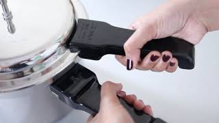 Learn the simplest way to close the Pressure Cooker Lid [upl. by Airyk]