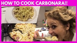 Friday Nights How To Cook Carbonara  Nadia Sawalha amp Family Cooking Live [upl. by Manthei737]