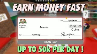 How To GET MONEY FAST in Work at a Pizza Place  2020  Roblox [upl. by Ilzel170]