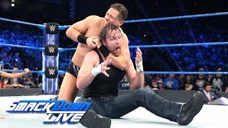 The Miz vs Dean Ambrose  Intercontinental Championship Match SmackDown LIVE Jan 3 2017 [upl. by Catima]