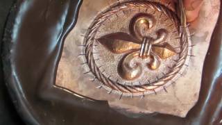 Tutorial Tuesday Chasing and Repousse series 9 Sculpting and planishing relief part 1 [upl. by Aettam]