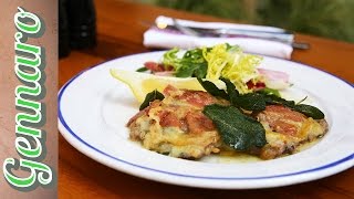 Veal Escalope Recipe with Gennaro [upl. by Hector]