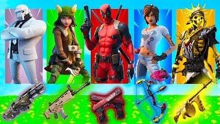 NEU die ZUFÄLLIGE BOSSquot Skin Challenge mit DEADPOOL in Fortnite Deutsch [upl. by Kaiulani]