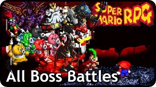 Super Mario RPG The Legend of the Seven Stars  All Boss Battles [upl. by Dev396]