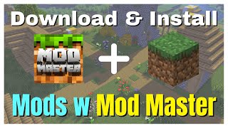 How to Download and Install Mods with Mod Master For MCPE [upl. by Anisirhc]