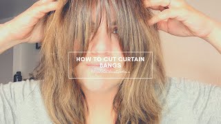 How To Cut Curtain Bangs [upl. by Lincoln]