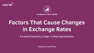 Factors Causing Currency Changes I A Level and IB Economics [upl. by Analra]